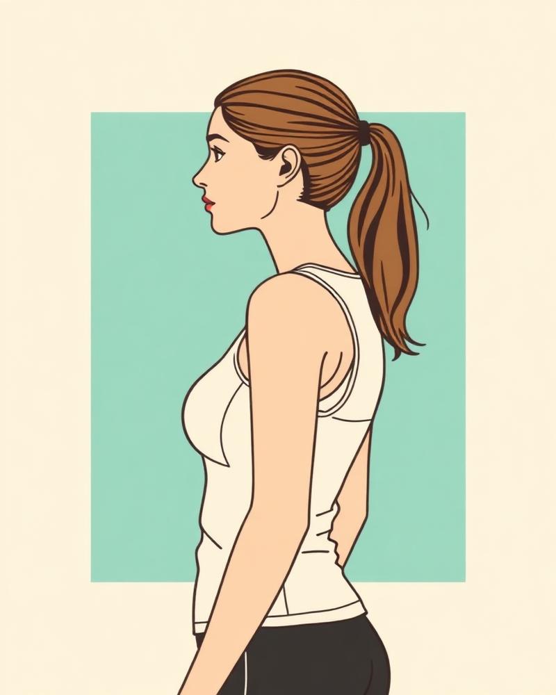 Before — Moderate profile breast augmentation result